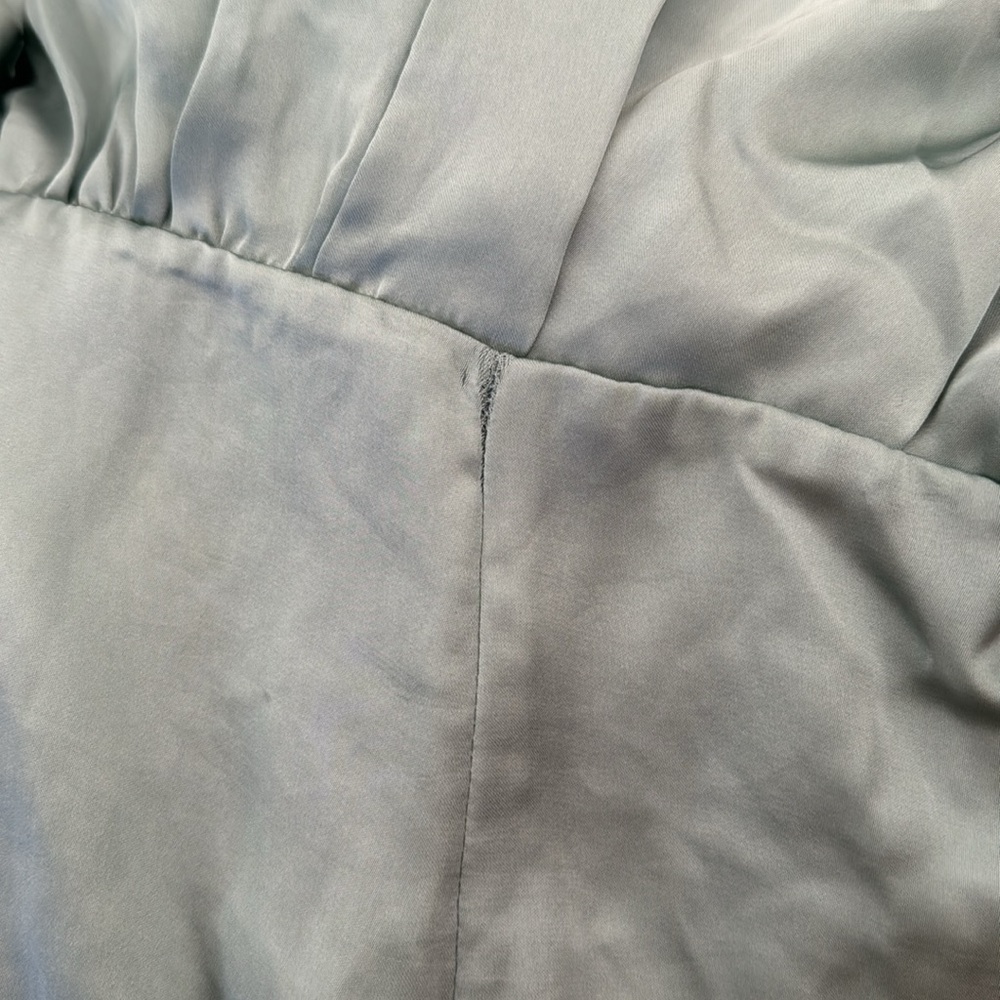 ASTR The Label Dark Mint Dress Dolman Sleeve Long Midi Slit size M - Picture 10 of 13